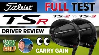 NEW Titleist TSr2 and TSr3 Golf Driver Product Review 2022 - Rock Bottom Golf