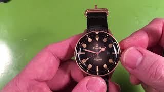 Last Watch Of The Year Review  Evant Tropic Diver Bronze Fume Black - Limited Edition