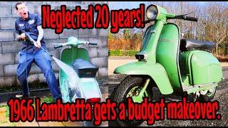 Neglected 20 years 1966 Lambretta gets a budget makeover.