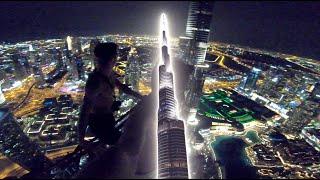 Burj Khalifa Crane Mission Dubai Raw POV