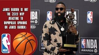 James Harden Is Not The 2019 MVP Reacting To Unpopular Opinions on James Harden