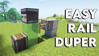 Rail Duper minecraft Tutorial 1.21