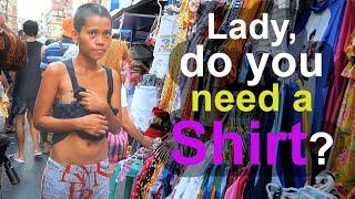 Giving New Clothes to Homeless Girl gave her New Life Clothing the Naked in Manila