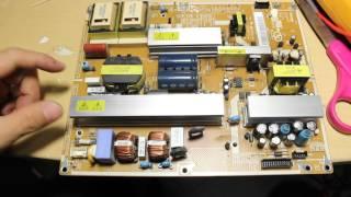 How to Repair Samsung 40 TV no power or power cycle Bad Capacitors LN40A550