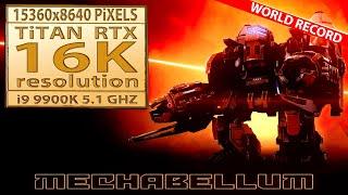 Mechabellum gameplay in 16K video resolution  15360 x 8640 pixels  Titan RTX  16K gaming  16K