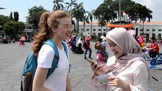 Percakapan Bahasa Inggris dengan bule  Evas Vlog