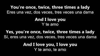  Three Times A Lady   Tres Veces Una Dama by Lionel Richie - Letra en inglés y español