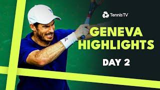 Murray Returns To Tour Cobolli Karatsev & Shevchenko Feature  Geneva 2024 Highlights Day 2