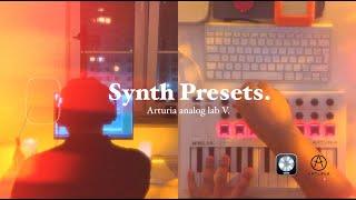 Arturia Analog Lab V presets into 4 beats.