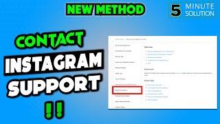 How to contact instagram support 2024  instagram help email