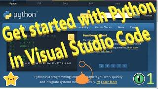 Get started with Python in Visual Studio Code