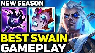 RANK 1 BEST SWAIN IN NEW SEASON AMAZING GAMEPLAY  League of Legends