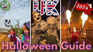 UK Theme Park HALLOWEEN GUIDE - 2024 - KidFamily Friendly & Scream Park Events