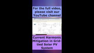 Current Harmonic mitigation in Grid tied solar pv system