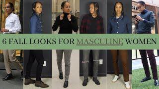 6 Outfits for FALL for MASCULINE Women  STUD BUTCH TOMBOY ANDROGYNOUS STEM UNISEX LOOKBOOK