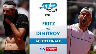 Fritz vs. Dimitrov - Achtelfinale  Internazionali BNL dItalia Rom 2024  Highlights - Sky Tennis