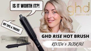 *NEW* GHD RISE HOT BRUSH HONEST REVIEW & TUTORIAL MY TIPS & TRICKS HOW TO USE Katie Peake