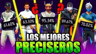 TOP5 de MEJORES JUGADORES a PRECISO de TODO FREE FIRE *PARECE HACKER*