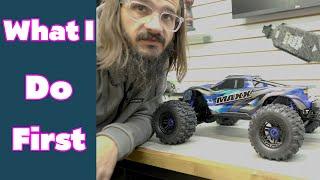 How I Prep New RC Cars  Traxxas Maxx V2 First Prep