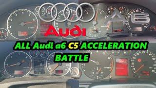 ALL AUDI A6 C5 1.8T 1.9TDI 2.4V6 2.7 2.8i 3.0i 4.2l 2.5tdi ACCELERATION BATTLE e commerce