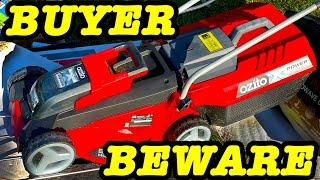 Cheap Ozito Battery Powered Lawn Mowers EXTREME BUYER BEWARE REQUIRED 
