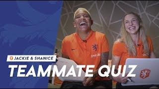 Teammate Quiz #5 Jackie & Shanice