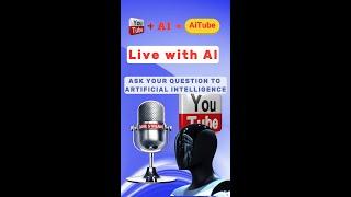 Chat with Artificial Intelligence live on YouTube #chatgpt #aitube #artificialintelligence #chat