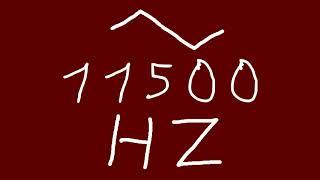 11500 hz triangle