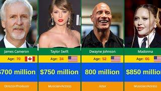 Richest celebrities in the Hollywood 2024