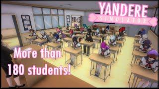 +180 students in the school l Yandere Simulator. Extra Students Project by Yandere Leaks.