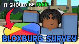 I Asked *ONE THOUSAND* Bloxburg Players THEIR GAME OPINIONS  Roblox Bloxburg