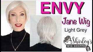 ENVY JANE WIG REVIEW  LIGHT GREY  SHAG STYLE WITH HAND-TIED CAP