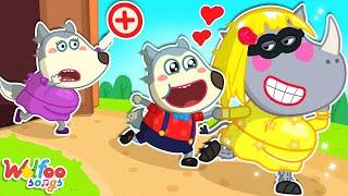 Dont Go Baby Bad Guy Fakes Pregnant Song  Wolfoo Nursery Rhymes & Kids Songs