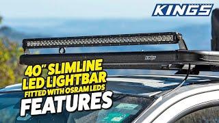 Kings 40 Slimline LED Lightbar - FEATURES