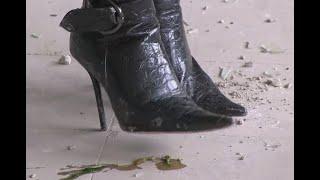 N100 Bug Crush Teaser - Black Stiletto Boots and Caterpillars