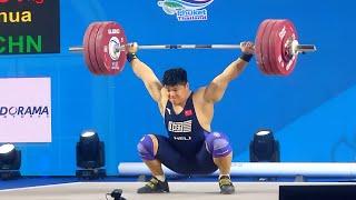 Liu Huanhua vs Lesman Paredes Snatch Battle  Last-Chance Olympic Qualifier