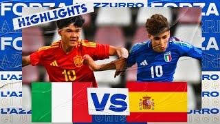 Highlights Italia-Spagna 0-2  Under 17  Amichevole