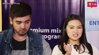 Andre Paras and Barbie Forteza on PEP TALK. Masarap ka kasing alagaan.