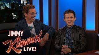 Robert Downey Jr. & Tom Holland on Spider-Man Homecoming