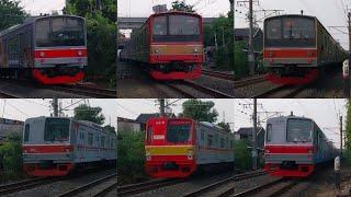 3 KRL JR 205 Series & 3 KRL TM 6000 Series Dalam 1 Video