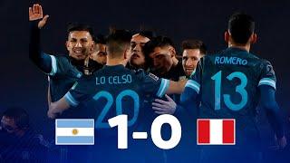 Eliminatorias  Argentina 1-0 Perú  Fecha 12