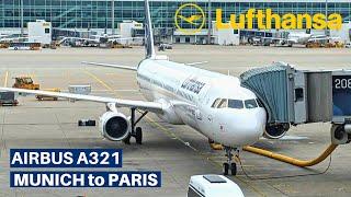 LUFTHANSA AIRBUS A321-200 ECONOMY  Munich - Paris