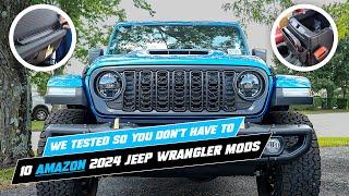 Testing 10 AMAZON Mods on the 2024 Jeep Wrangler