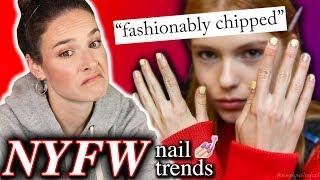 Fashion Week 2019 Nail Trends Review & recreation click for style icon