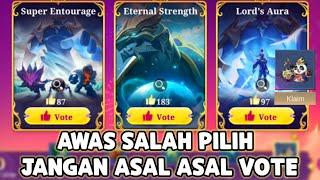 MOBILE LEGENDS MAU DIRUBAH  JANGAN SALAH VOTE  FITUR BARU LORD & TURTLE BUFF NYA PERMANEN