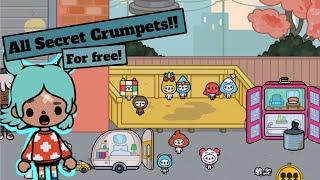 Toca Life World  How to get ALL the Secret Crumpets for FREE