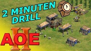 AOE 2 - Zwei Minuten Drill - German Tutorial Guide Strategie