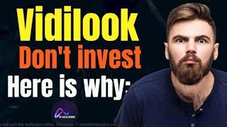 Vidilook Update Stop Investing - Here is why  Vidilook update today #vidilook