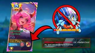 I FINALLY PLAYED HYPER CICI IN RANKED MATCH AND THIS HAPPEN... insane damage - mobile legends
