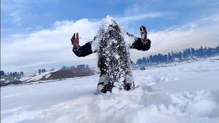 1st Snow in my life  Gulmarg Kashmir All India Cycling from Tamilnadu Ep  92